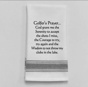 Tea towel - Golfer's Prayer