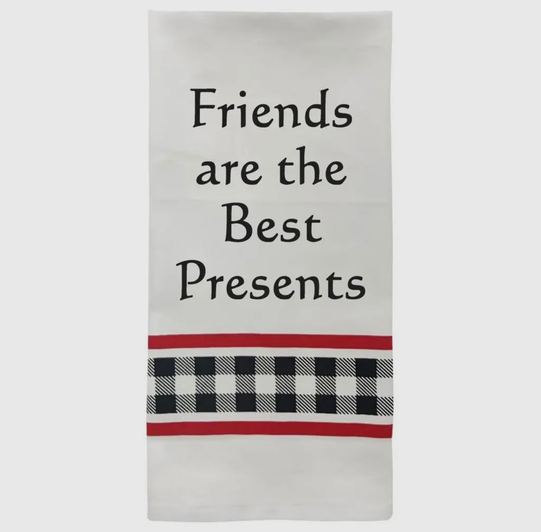 Tea towel - Friends are the Best Presents