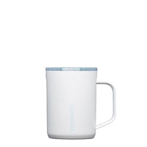 Corksicle - Ceramic Mug White/Powder Blue