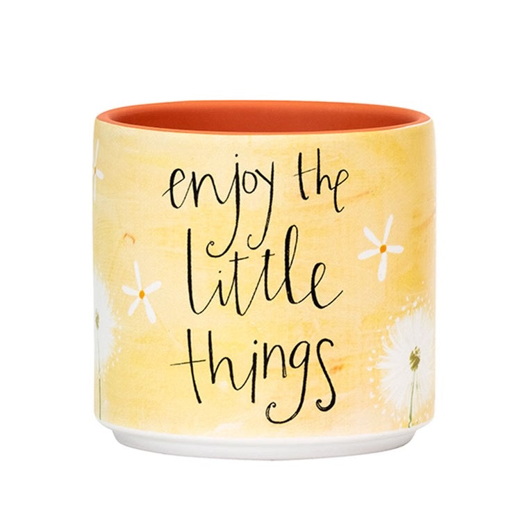 Enjoy the Little Things Small Planter