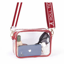 Load image into Gallery viewer, Clear Purse with Alabama Strap
