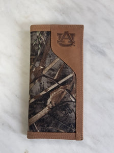Wallet - Auburn Leather and Realtree Embossed Wallet