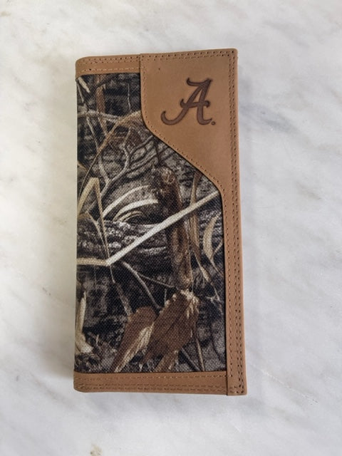 Wallet - Alabama Leather and Realtree Embossed Wallet