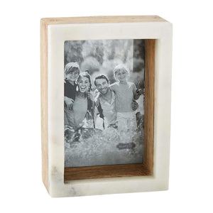 Marble Block frame for 4" x 6"  pictures