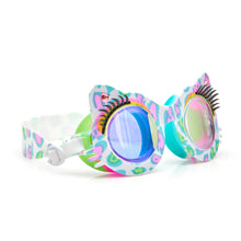 Load image into Gallery viewer, Bling2O Goggles - Gem Spots Savvy Cat Swim Goggles
