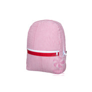 Load image into Gallery viewer, Oh Mint - Seersucker Backpack small - Pink, Blue, Red, Navy

