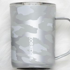 Corksicle - Snow Leopard Mug
